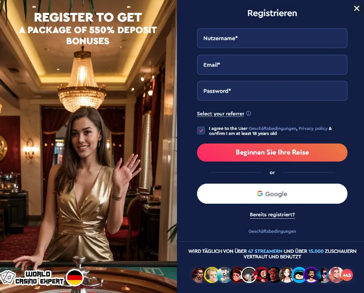 Die ersten Schritte bei Celsius Casino