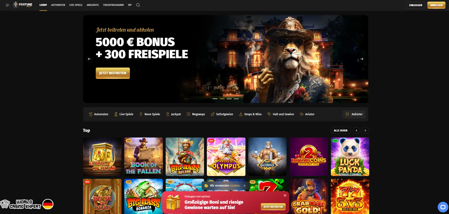 Bewertung des Online-Casino FortunePlay