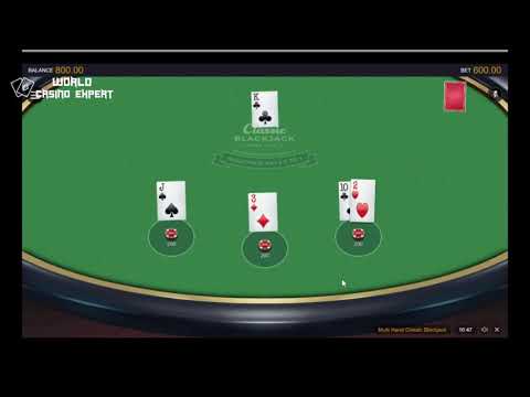 Video Übersicht Spielautomat Online Multihand Classic Blackjack