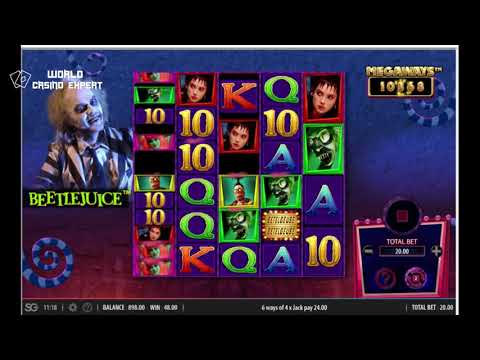 Video Übersicht Spielautomat Online Beetlejuice Megaways