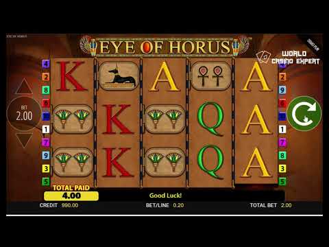 Video Übersicht Spielautomat Online Eye of Horus