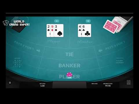 Video Übersicht Spielautomat Online Baccarat