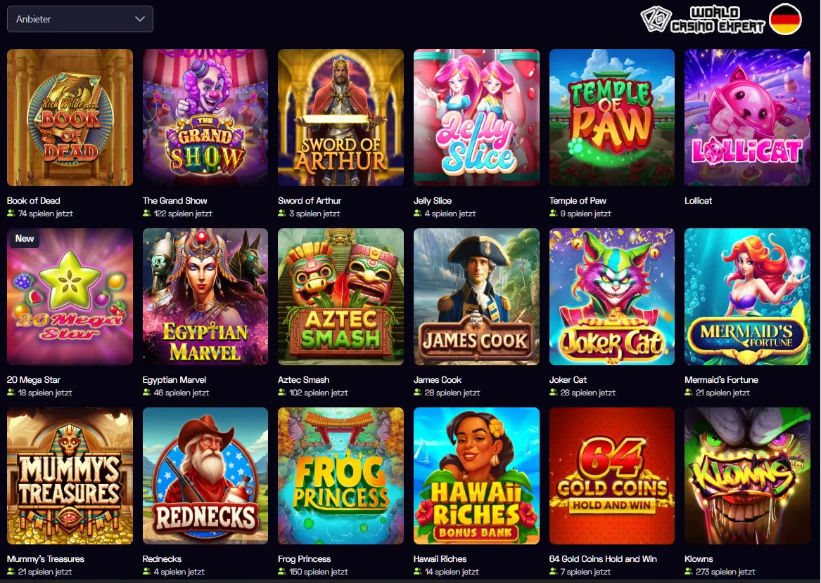 Was kann man im Immerion Casino spielen?