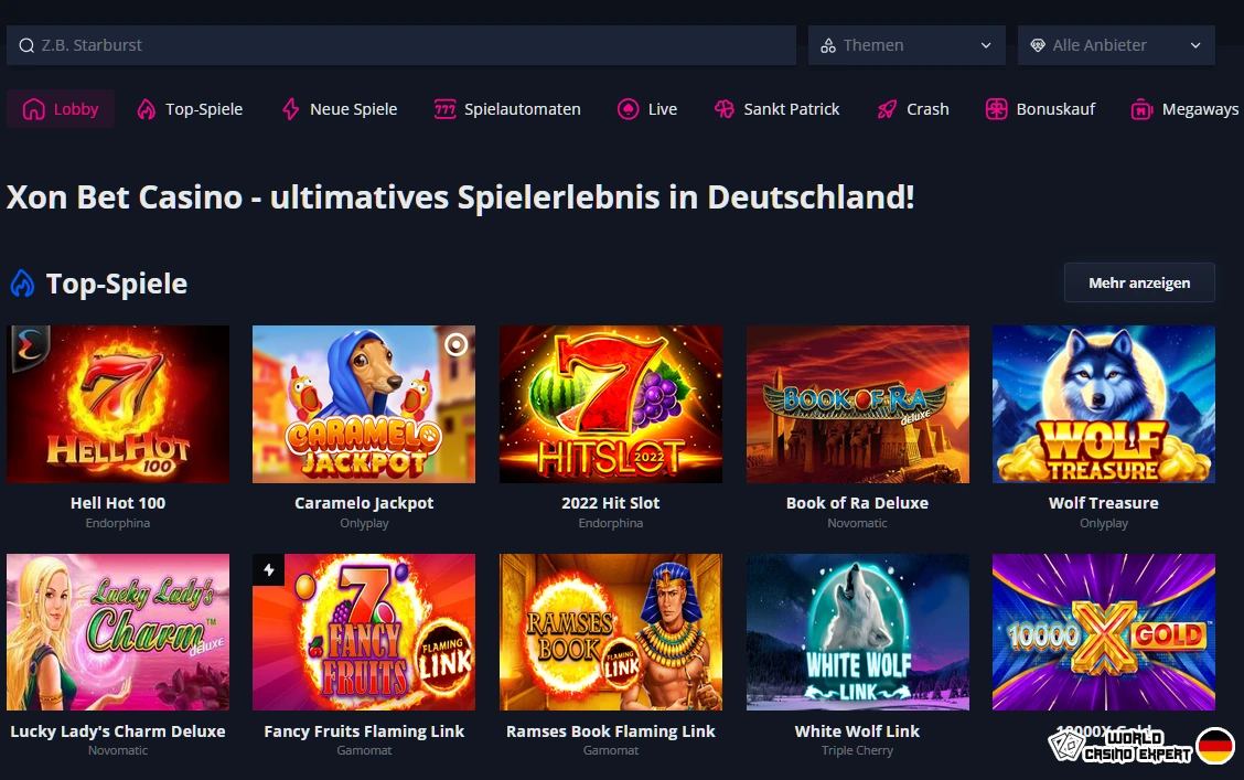 Software-Anbieter Xon Casino